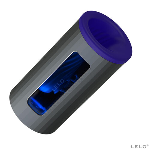 Lelo - F1 V2 Masturbator Zwart & Blauw