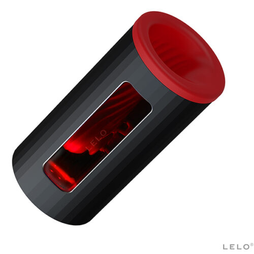 Lelo - F1 V2 Masturbator Zwart & Rood