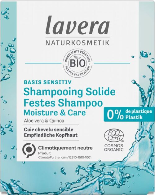 Basis Sensitiv shampoo bar moisture&care bio 50 gramLavera