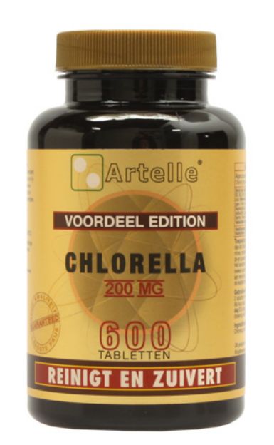 Chlorella 200 mg 600 tabletten Artelle