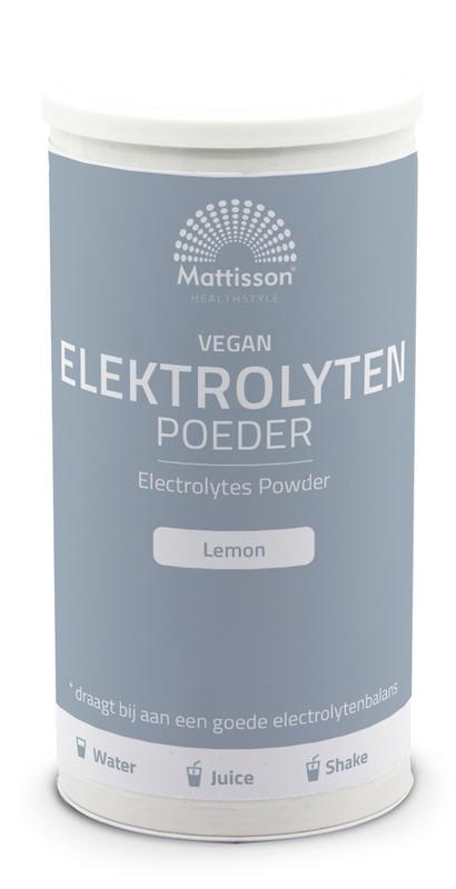 Elektrolyten poeder / Electrolytes powder 300 gram Mattisson