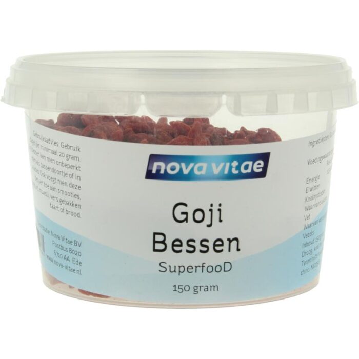 Goji bessen 150 gram Nova Vitae