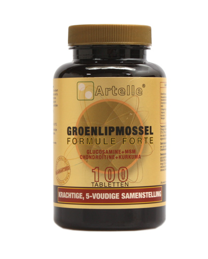 Groenlipmossel formule forte 100 tabletten Artelle