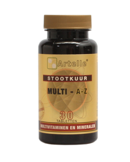 Multivitamine A/Z stootkuur 30 tabletten Artelle