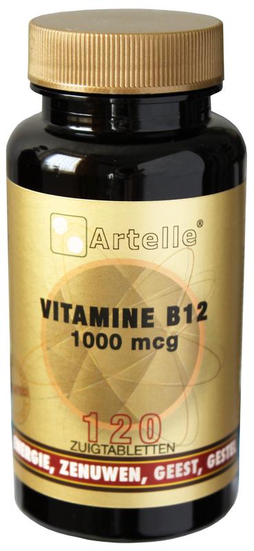 Vitamine B12 1000 mcg 120zt Artelle