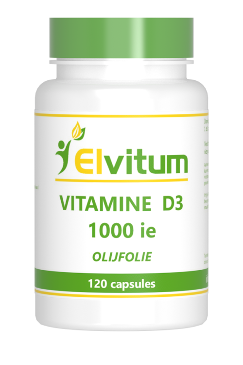 Vitamine D3 1000IE/25mcg 120 capsules Elvitaal/elvitum