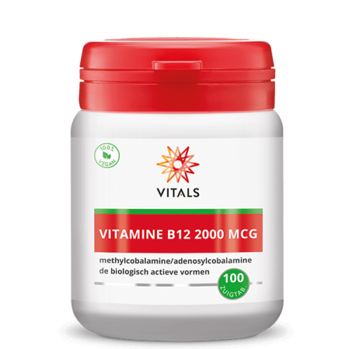 Vitamine B12 2000 mcg 100zt Vitals