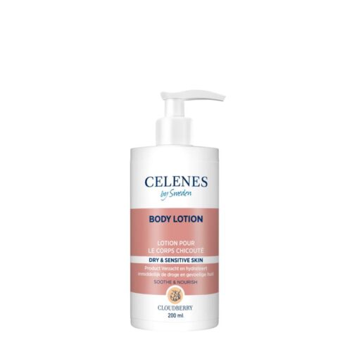 Cloudberry bodylotion dry/sensitive skin 200 ml Celenes