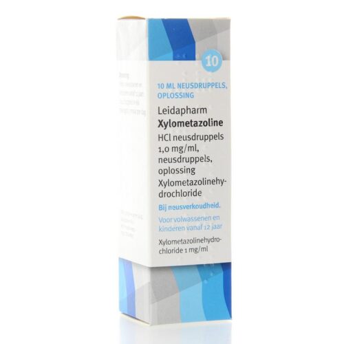 Xylometazoline HCI 0.1% druppels 10 ml Leidapharm