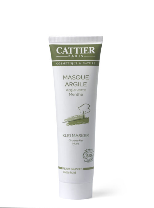 Groene klei masker munt 100 ml Cattier