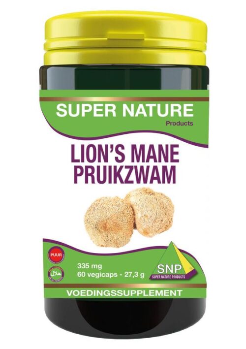 Lions mane pruikzwam puur 60VCAPS SNP