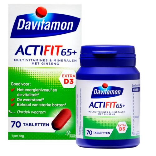 Actifit 65+ 70 tabletten Davitamon