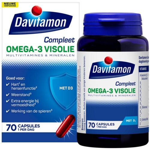 Compleet omega 3 vis 70 capules Davitamon