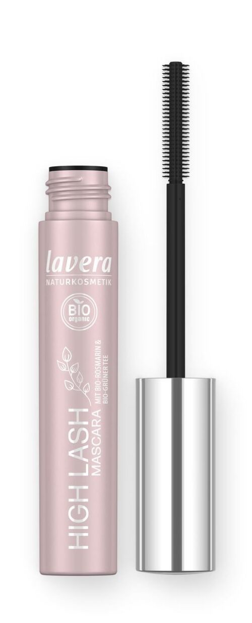 Mascara high lash black bio 1 stuk Lavera