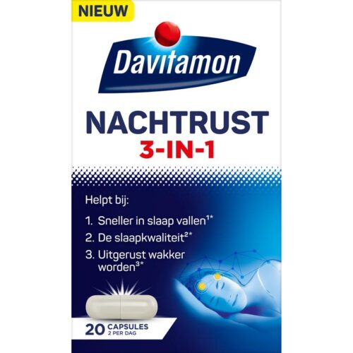 Nachtrust 3-in-1 20 capsules Davitamon