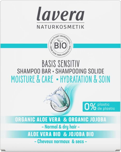 Shampoobar basis sensitiv moisture&care 50 gram Lavera