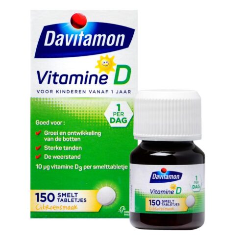 Vitamine D kind smelttablet 150 tabletten Davitamon