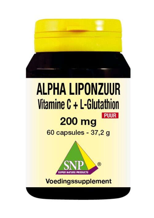 Alpha liponzuur 200 mg puur 60CAPS SNP