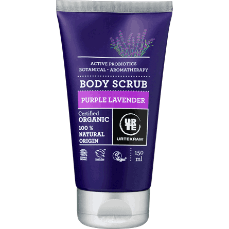 Body scrub purple lavendel 150 ml Urtekram