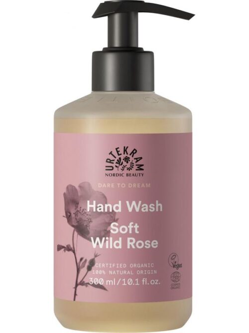 Handzeep soft wild rose 300 ml Urtekram