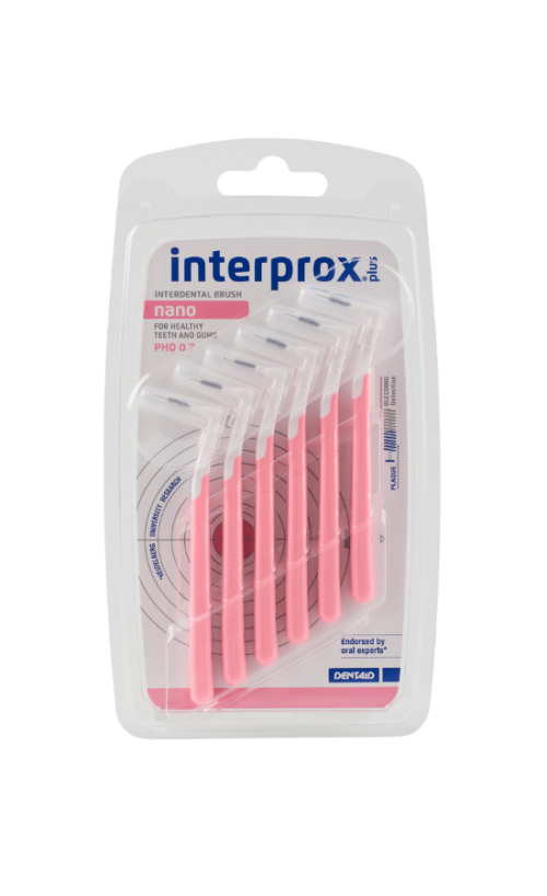 Interprox plus nano 1,9mm 6 stuks (roze)