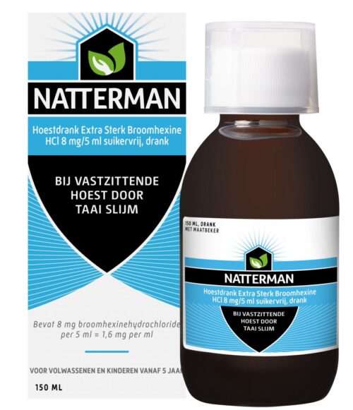 Broomhexine forte HCl 8mg/5ml 150 ml Natterman