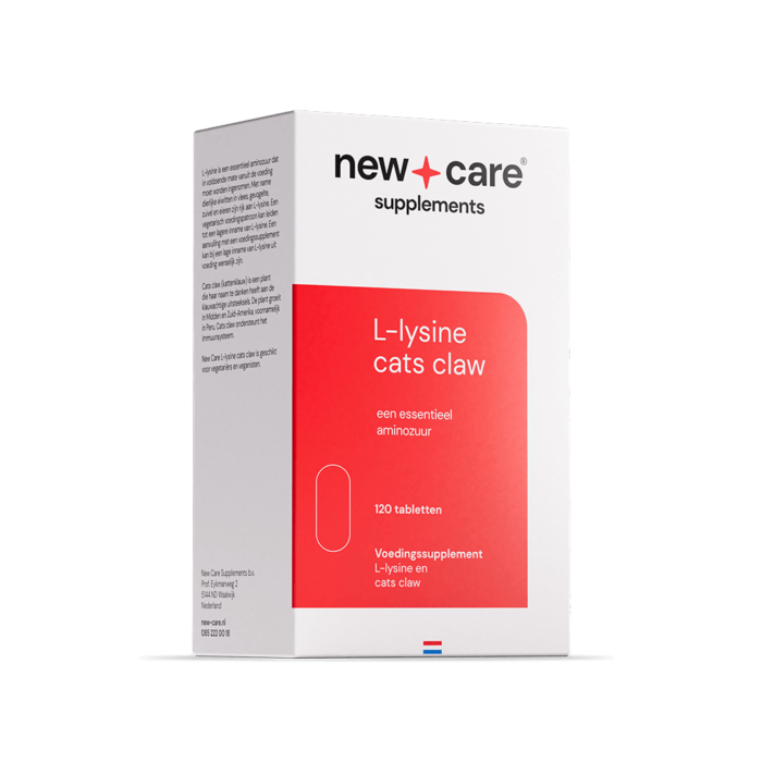 L-Lysine Cats Claw 120 tabletten New Care