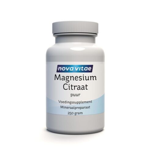 Magnesium citraat poeder 250 gram Nova Vitae