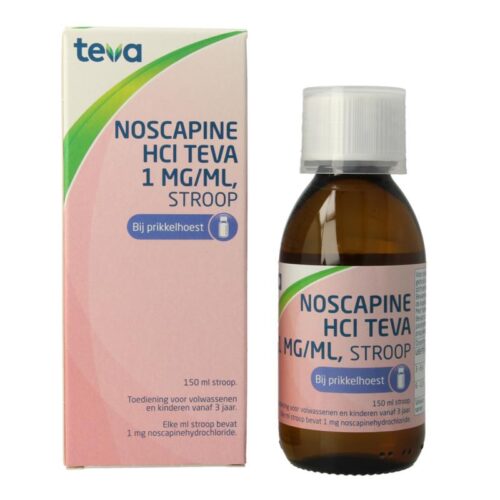 Noscapine siroop HCL 150 ml Teva