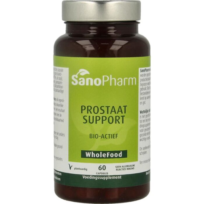 Prostaat support wholefood 60 capsules Sanopharm