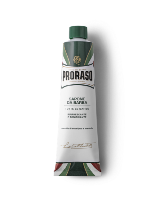 Scheercrème eucalyptus/mentho (groen tube) 150 ml Proraso