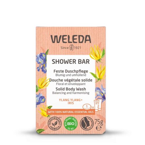 Shower bar ylang ylang + iris 75 gram Weleda