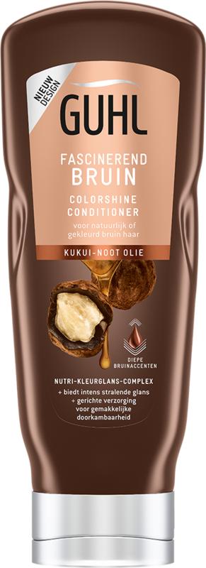 Conditioner colorshine bruin glans 200 ml Guhl