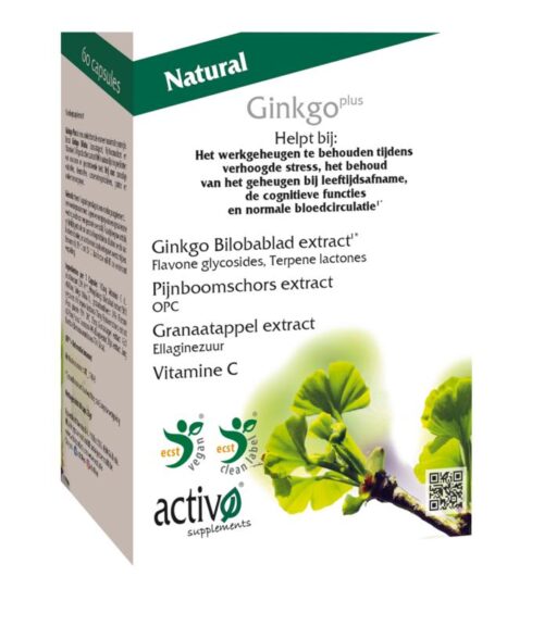 Ginkgo plus 60 tabletten Activo