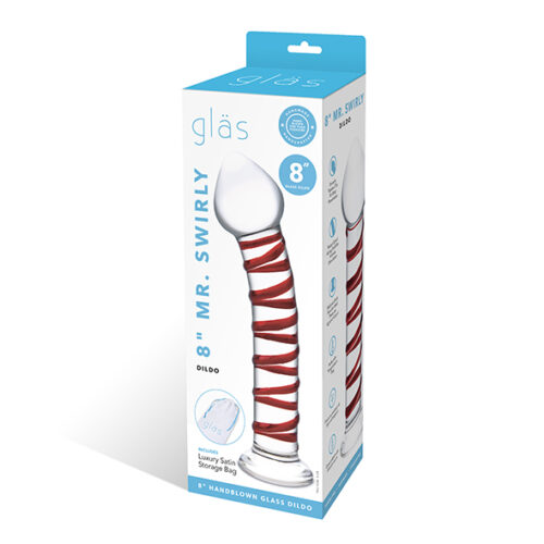 Glas - Mr. Swirly Dildo 20,3 cm