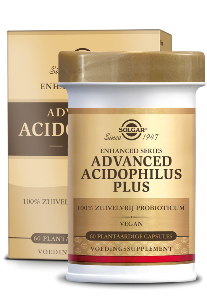 Advanced Acidophilus Plus 60 plantaardige capsules Solgar