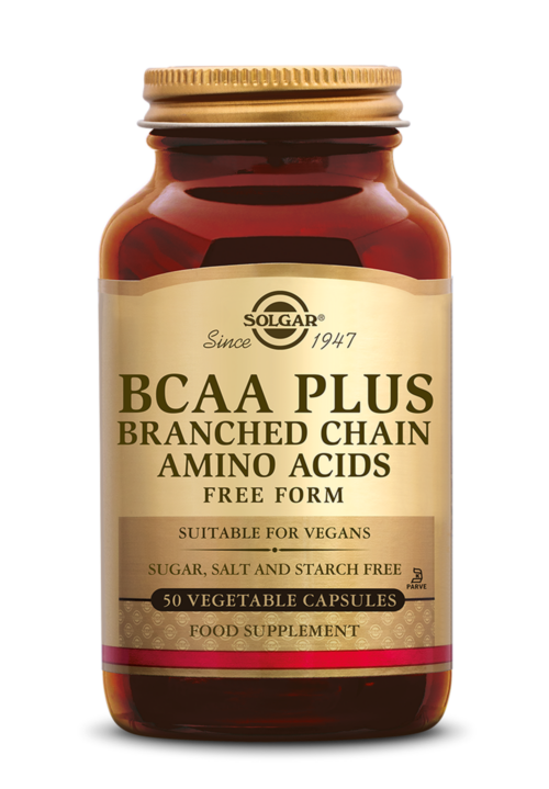 BCAA Plus 50 plantaardige capsules Solgar