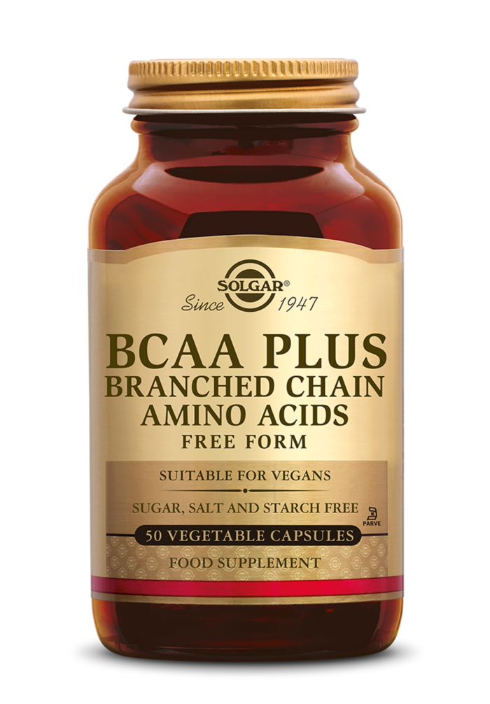 BCAA Plus 50 plantaardige capsules Solgar