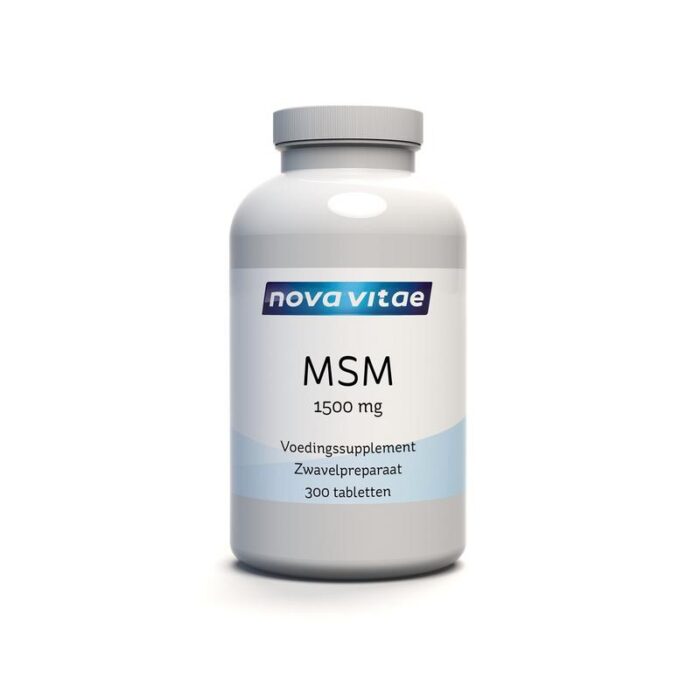 MSM 1500mg 100 tabletten Nova Vitae