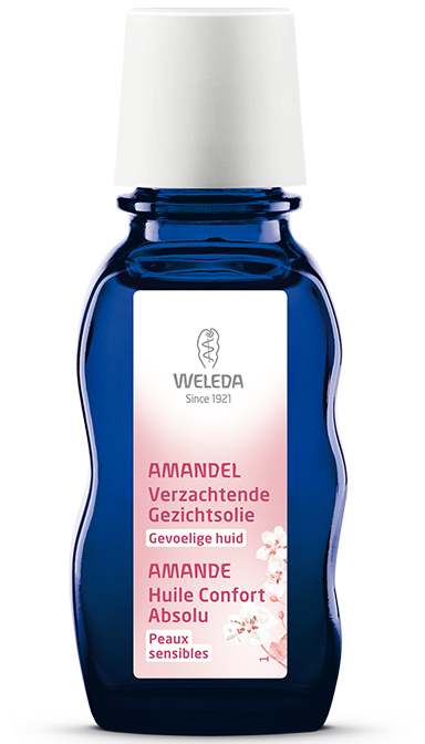 Amandel verzachtende gezichtsolie 50 ml Weleda