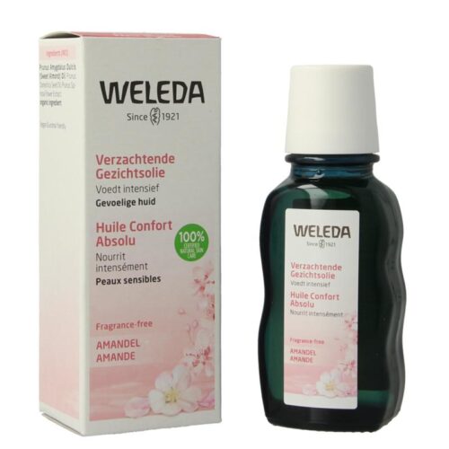 Amandel verzachtende gezichtsolie 50 ml Weleda