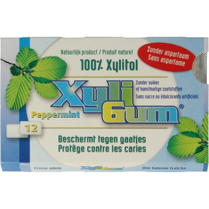 Xyligum pepermint zonder aspartaam