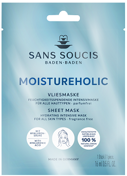 Sheet mask Moistureholic 1 stuk Sans Soucis