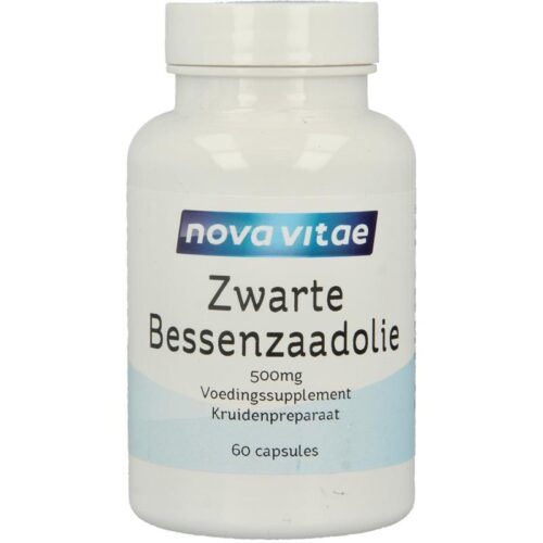 Zwarte bessenzaad olie 60 capsules Nova Vitae