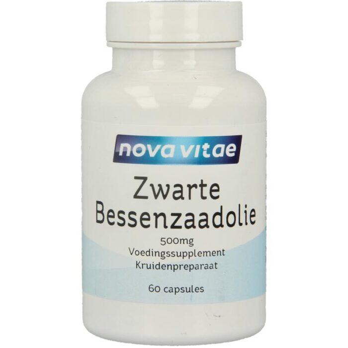 Zwarte bessenzaad olie 60 capsules Nova Vitae