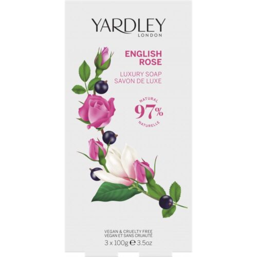 English Rose soap 3 X 100 gram Yardley