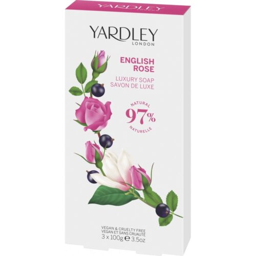 English Rose soap 3 X 100 gram Yardley