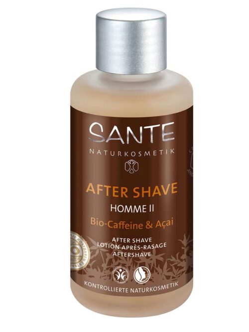 Homme II coffeine acai aftershave BDIH 100 ml Sante