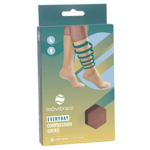 M396 maat 39-42 COMPRESSIE SOK DAG 1 stuk Movibrace