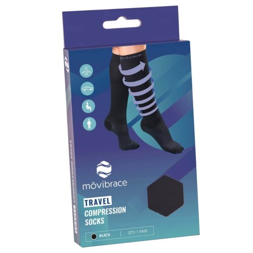 M397 maat 35-38 COMPRESSIE SOK REIS 1 paar Movibrace